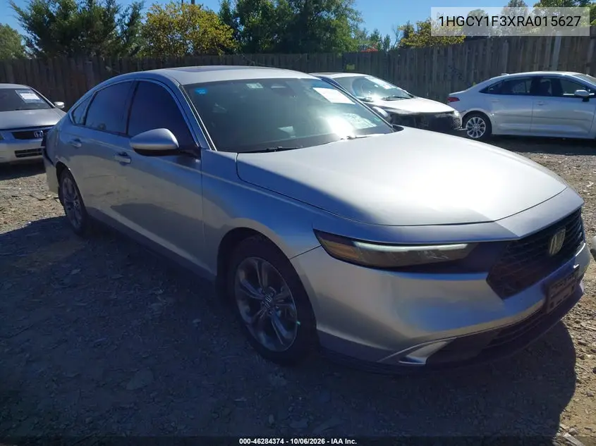 HONDA ACCORD 2024, VIN 1HGCY1F3XRA015627
