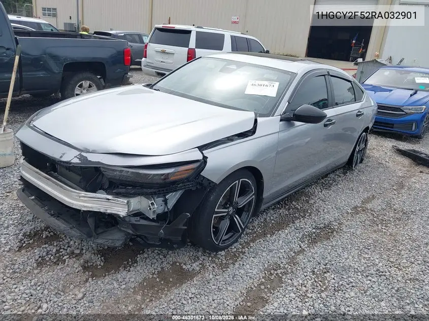 2024 HONDA ACCORD VIN 1HGCY2F52RA032901 — фото 3