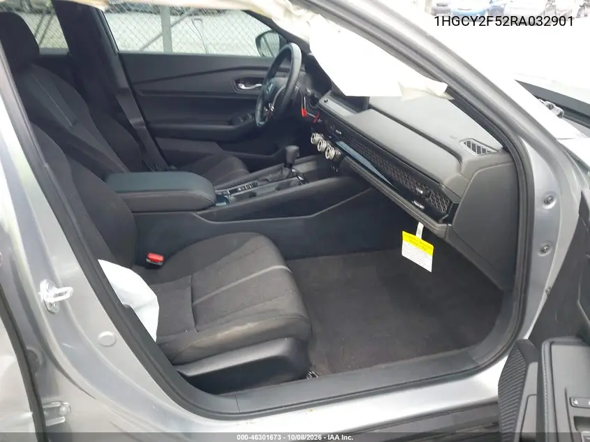 2024 HONDA ACCORD VIN 1HGCY2F52RA032901 — фото 5