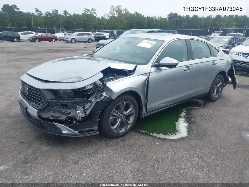2024 HONDA ACCORD VIN 1HGCY1F33RA073045 — фото 2