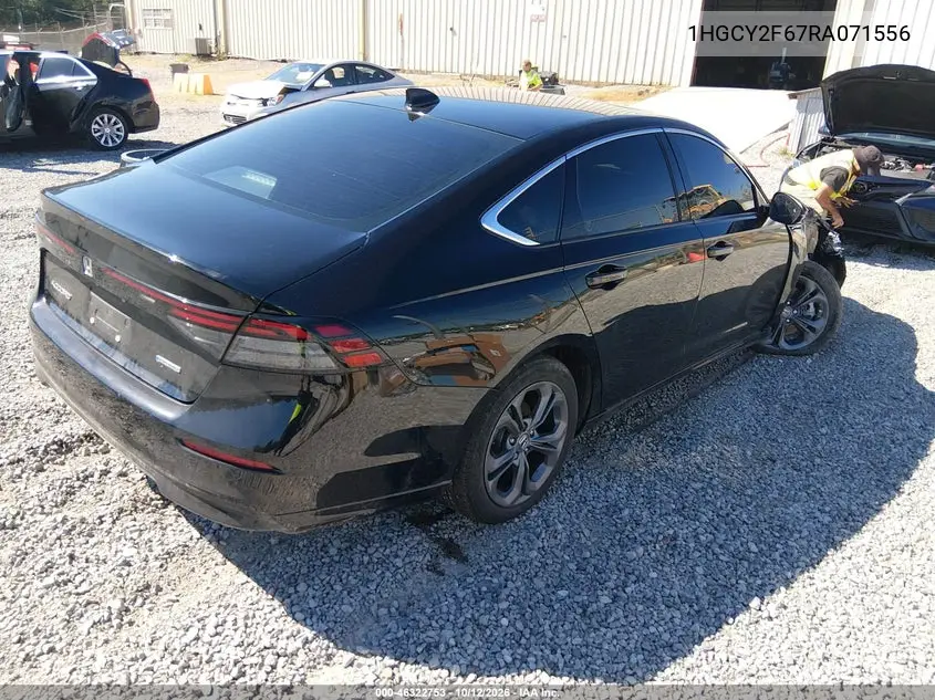 2024 HONDA ACCORD VIN 1HGCY2F67RA071556 — фото 4