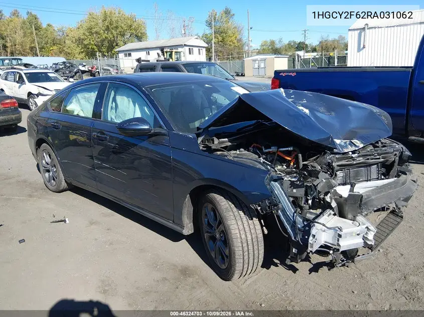 HONDA ACCORD 2024, VIN 1HGCY2F62RA031062