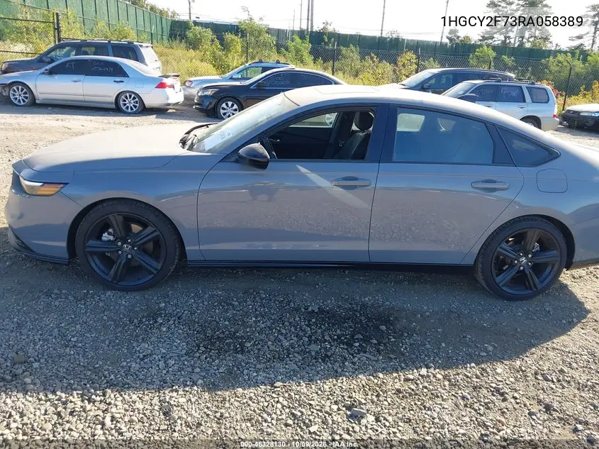2024 HONDA ACCORD VIN 1HGCY2F73RA058389 — фото 14