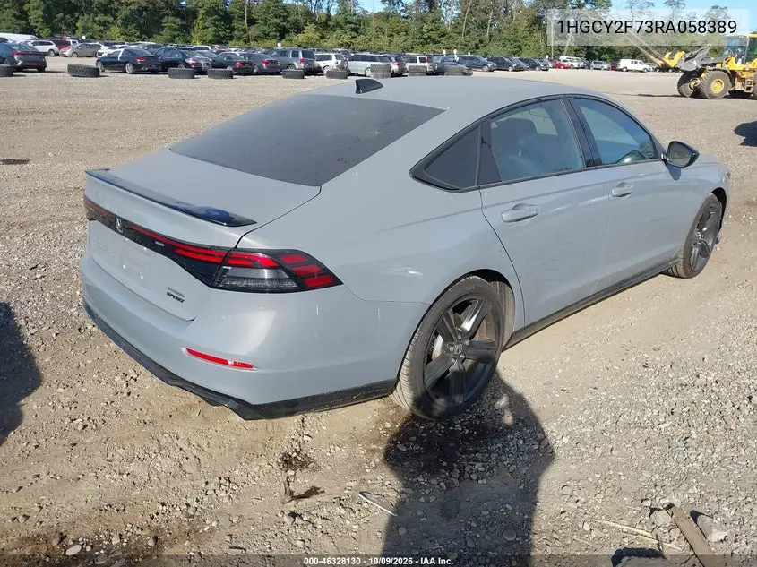 2024 HONDA ACCORD VIN 1HGCY2F73RA058389 — фото 4
