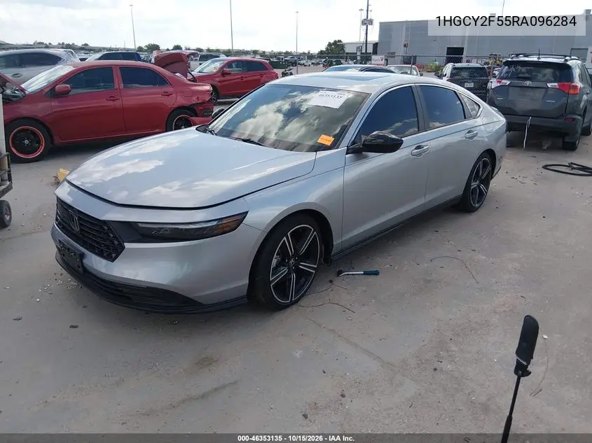 2024 HONDA ACCORD VIN 1HGCY2F55RA096284 — фото 2