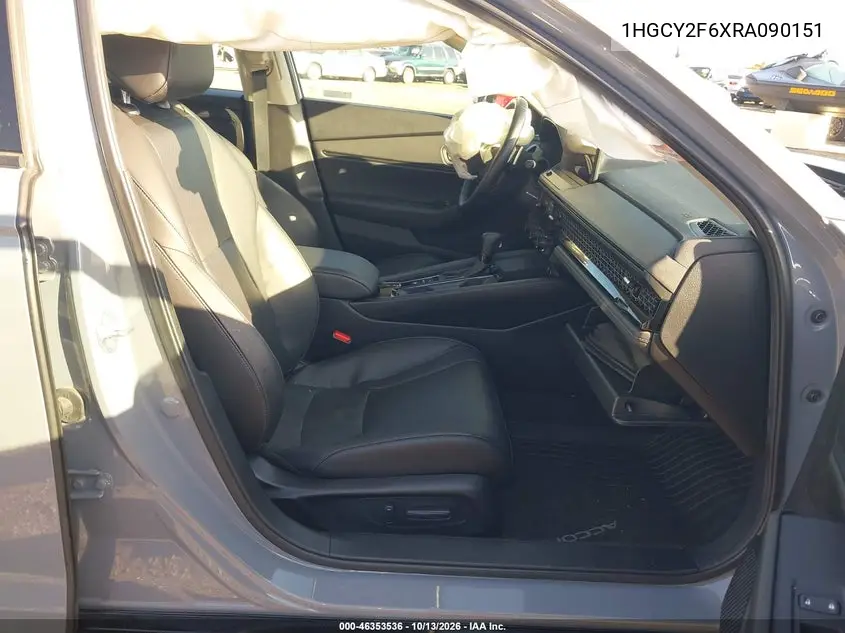 2024 HONDA ACCORD VIN 1HGCY2F6XRA090151 — фото 5