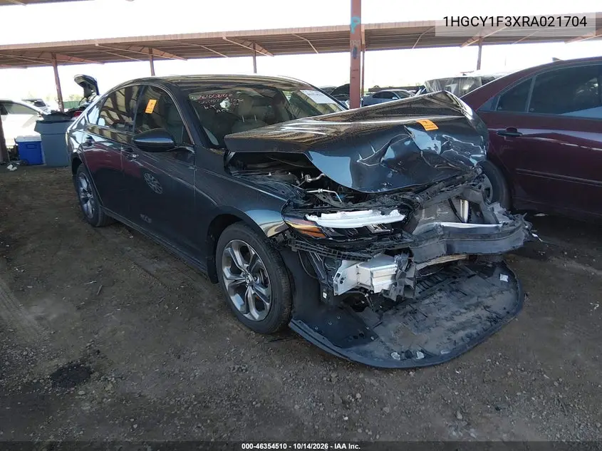 HONDA ACCORD 2024, VIN 1HGCY1F3XRA021704