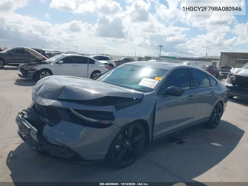 2024 HONDA ACCORD VIN 1HGCY2F79RA080946 — фото 2
