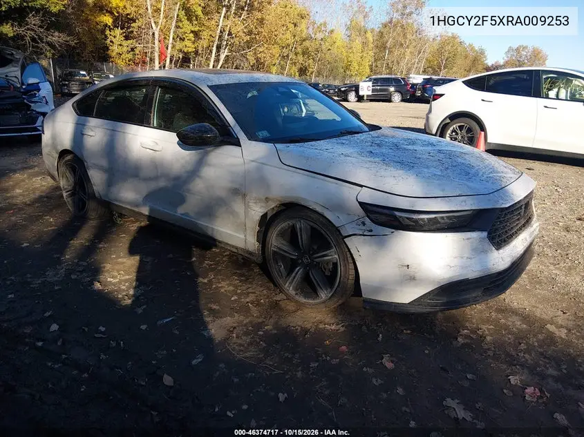 HONDA ACCORD 2024, VIN 1HGCY2F5XRA009253
