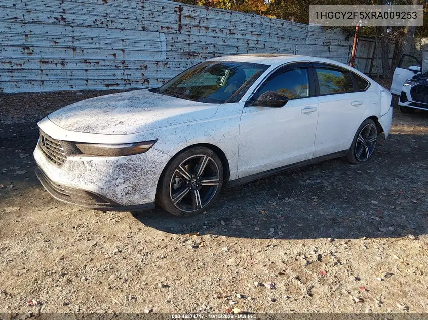 2024 HONDA ACCORD VIN 1HGCY2F5XRA009253 — фото 2