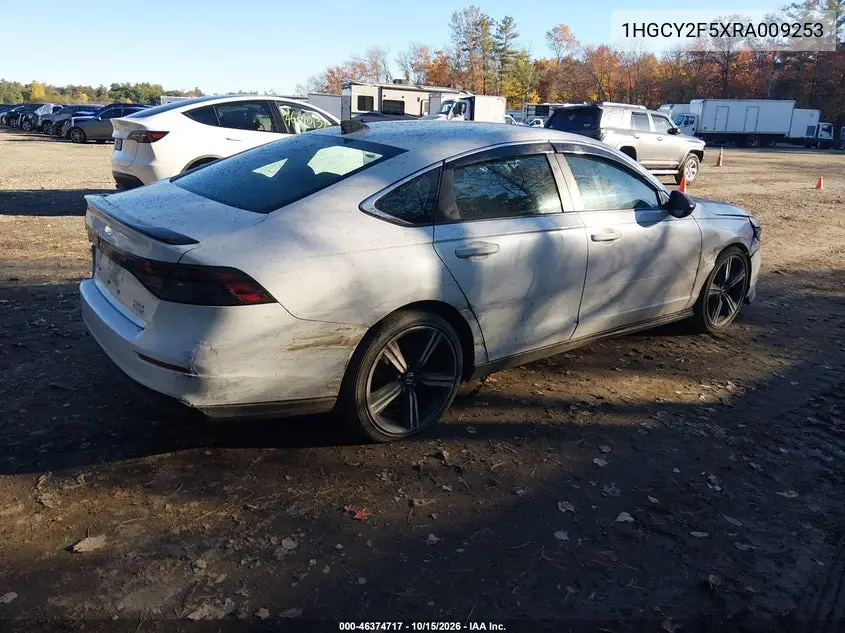 2024 HONDA ACCORD VIN 1HGCY2F5XRA009253 — фото 4