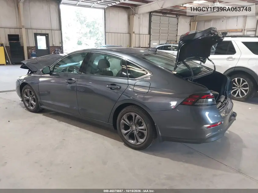 2024 HONDA ACCORD VIN 1HGCY1F39RA063748 — фото 3