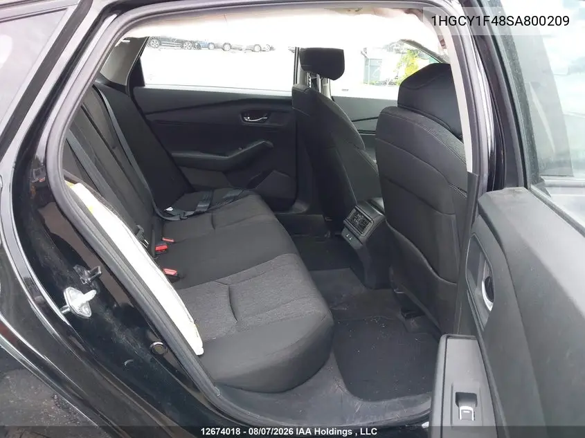 2025 HONDA ACCORD VIN 1HGCY1F48SA800209 — фото 8