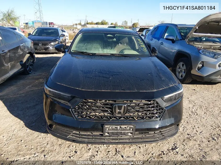 2025 HONDA ACCORD VIN 1HGCY1F41SA801184 — фото 13