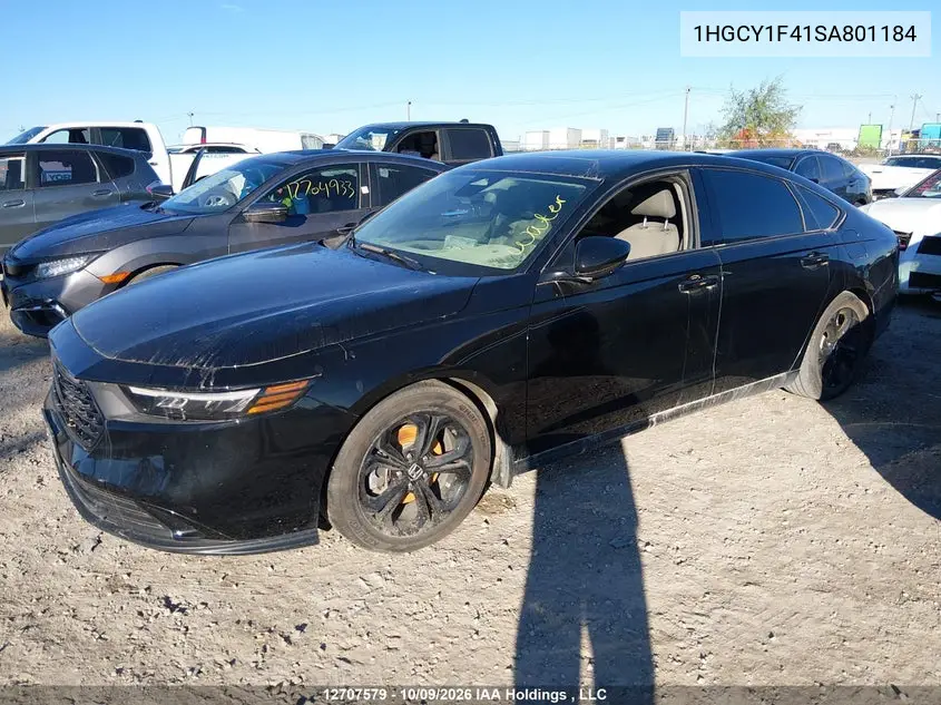 2025 HONDA ACCORD VIN 1HGCY1F41SA801184 — фото 15