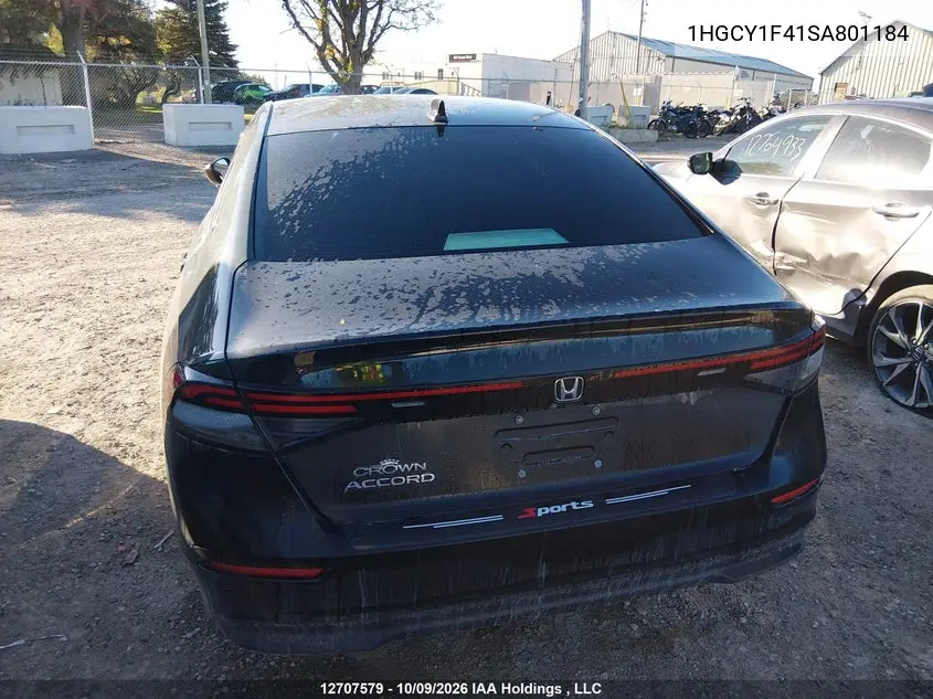2025 HONDA ACCORD VIN 1HGCY1F41SA801184 — фото 17