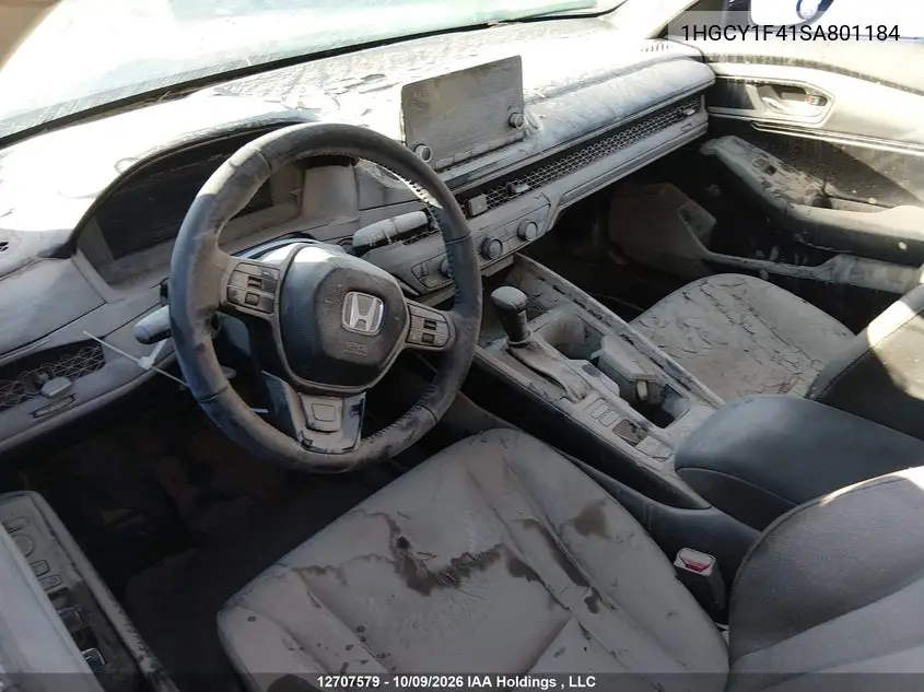 2025 HONDA ACCORD VIN 1HGCY1F41SA801184 — фото 6