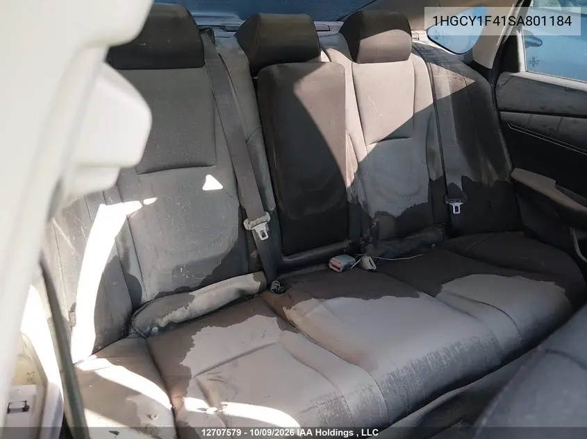 2025 HONDA ACCORD VIN 1HGCY1F41SA801184 — фото 8