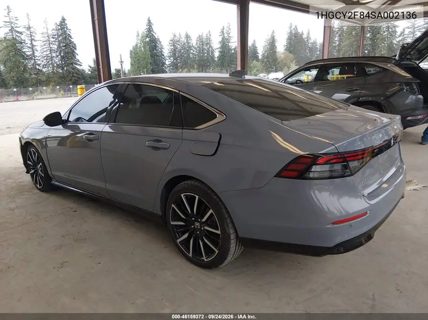 2025 HONDA ACCORD VIN 1HGCY2F84SA002136 — фото 3