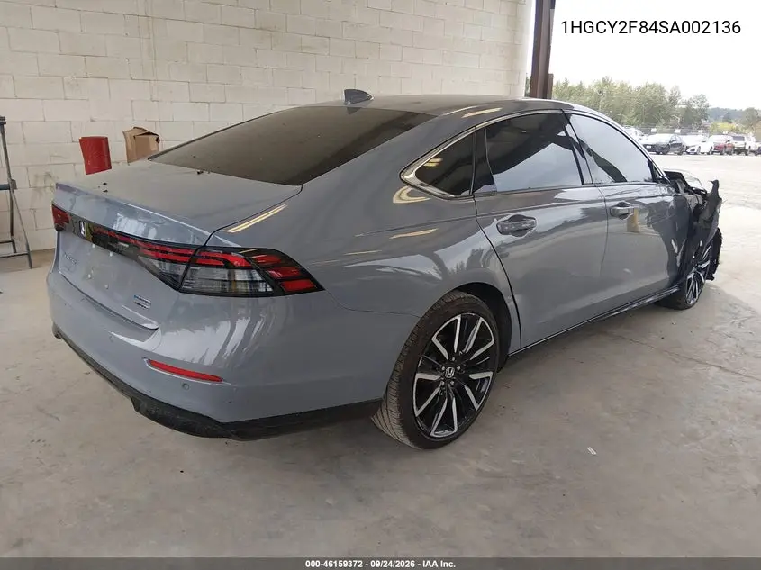2025 HONDA ACCORD VIN 1HGCY2F84SA002136 — фото 4