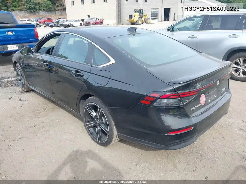 2025 HONDA ACCORD VIN 1HGCY2F51SA092223 — фото 3