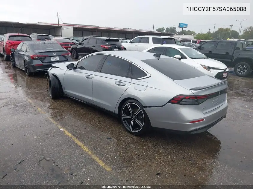 2025 HONDA ACCORD VIN 1HGCY2F57SA065088 — фото 3