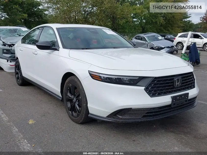 HONDA ACCORD 2025, VIN 1HGCY1F42SA055814