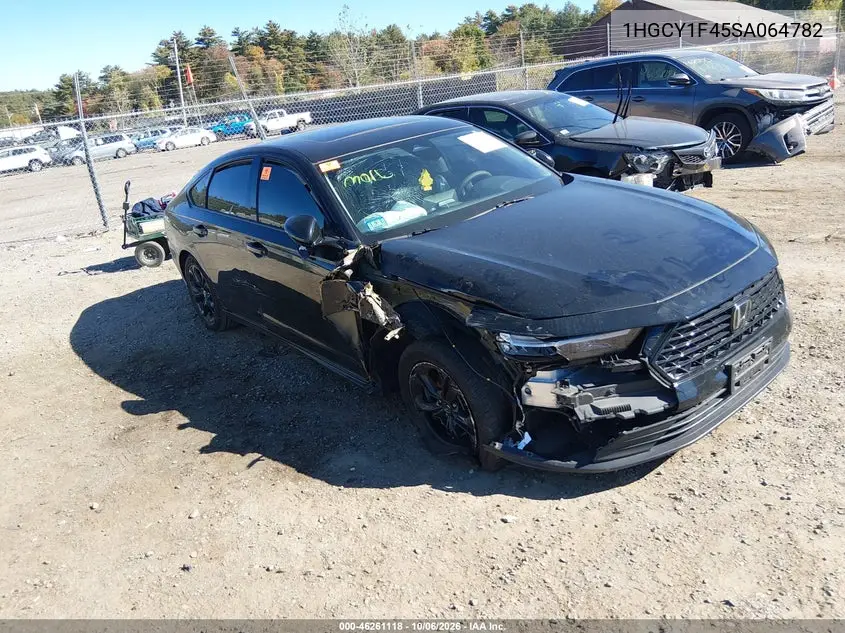 HONDA ACCORD 2025, VIN 1HGCY1F45SA064782