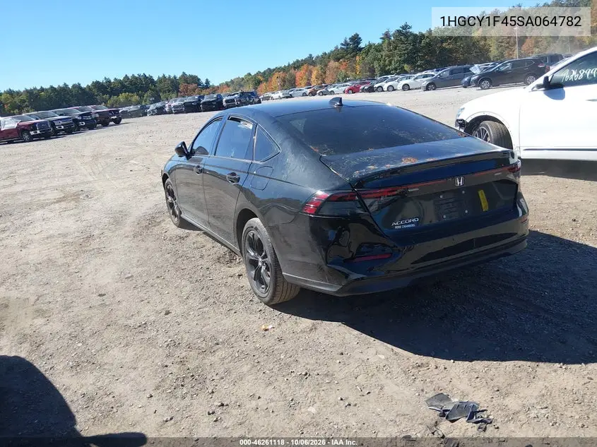 2025 HONDA ACCORD VIN 1HGCY1F45SA064782 — фото 3