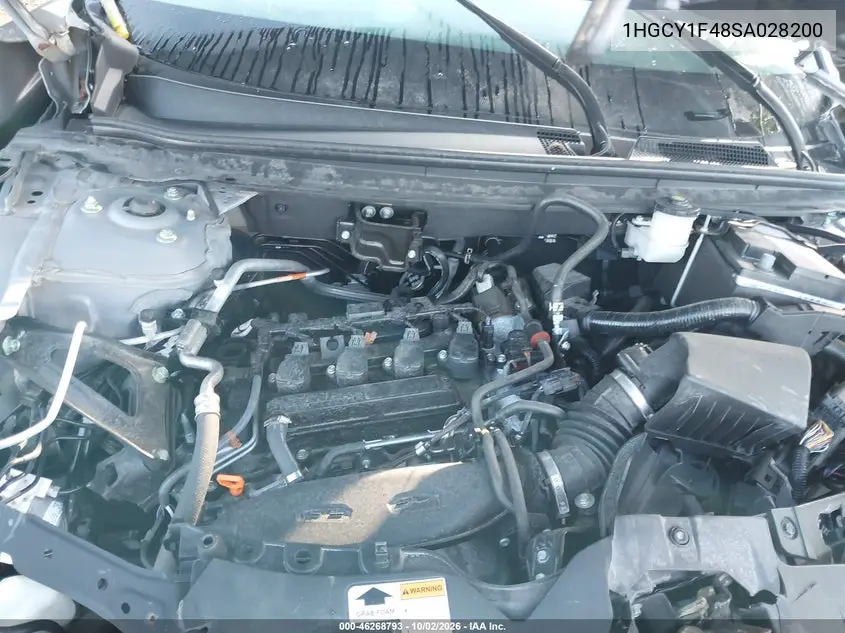 2025 HONDA ACCORD VIN 1HGCY1F48SA028200 — фото 10
