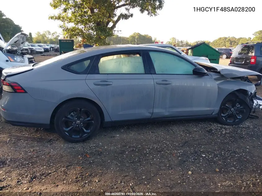2025 HONDA ACCORD VIN 1HGCY1F48SA028200 — фото 12
