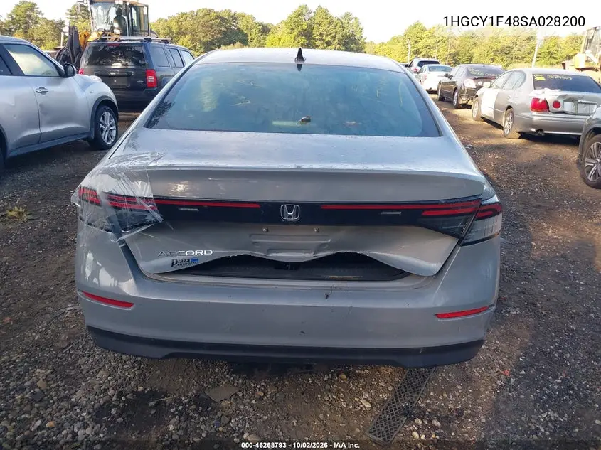 2025 HONDA ACCORD VIN 1HGCY1F48SA028200 — фото 15