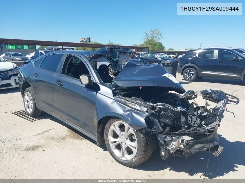 HONDA ACCORD 2025, VIN 1HGCY1F29SA009444