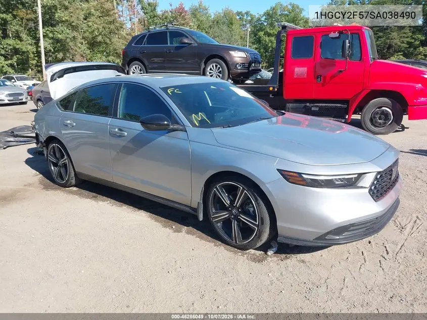 HONDA ACCORD 2025, VIN 1HGCY2F57SA038490