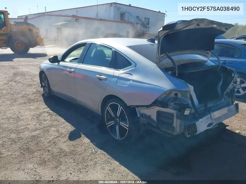2025 HONDA ACCORD VIN 1HGCY2F57SA038490 — фото 3
