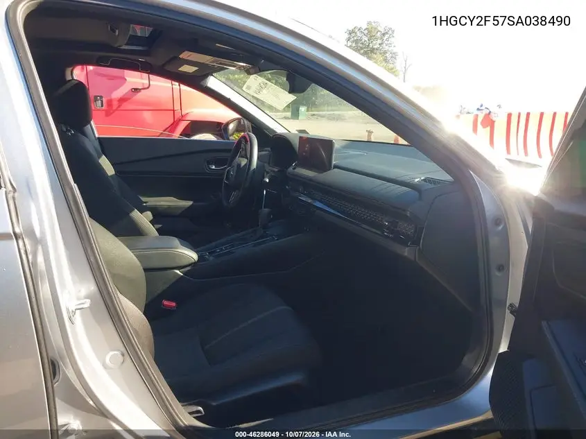 2025 HONDA ACCORD VIN 1HGCY2F57SA038490 — фото 5