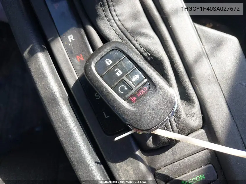 2025 HONDA ACCORD VIN 1HGCY1F40SA027672 — фото 11
