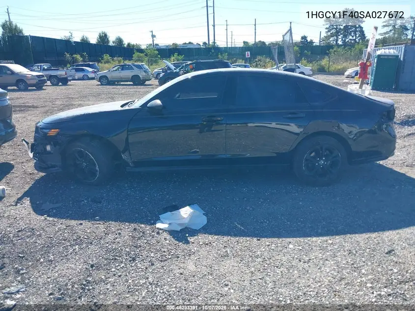 2025 HONDA ACCORD VIN 1HGCY1F40SA027672 — фото 14