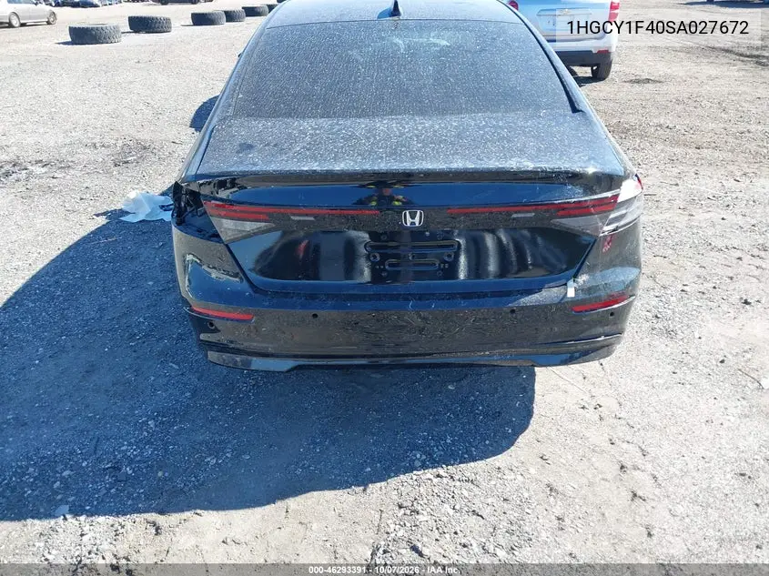 2025 HONDA ACCORD VIN 1HGCY1F40SA027672 — фото 16