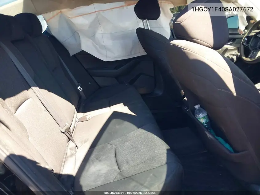 2025 HONDA ACCORD VIN 1HGCY1F40SA027672 — фото 8