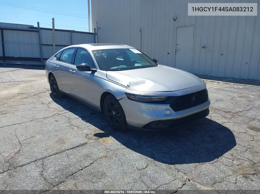HONDA ACCORD 2025, VIN 1HGCY1F44SA083212