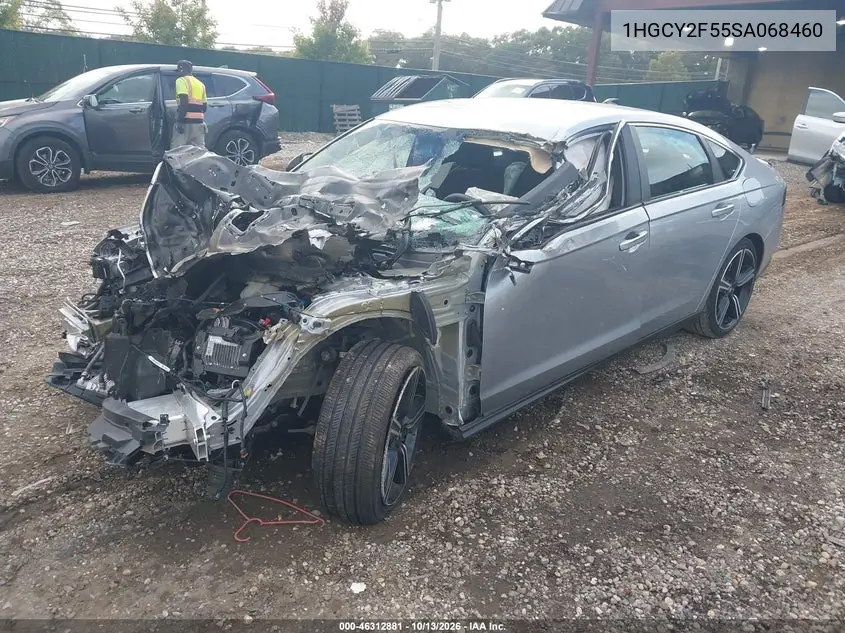 2025 HONDA ACCORD VIN 1HGCY2F55SA068460 — фото 2