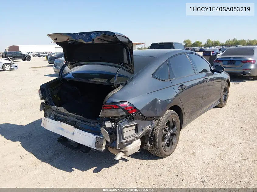 2025 HONDA ACCORD VIN 1HGCY1F40SA053219 — фото 4