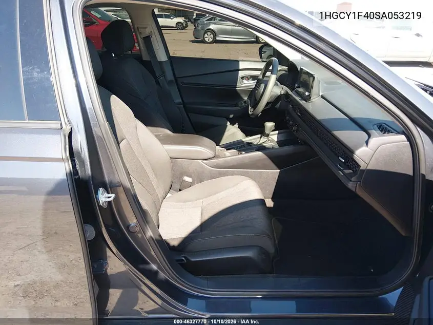 2025 HONDA ACCORD VIN 1HGCY1F40SA053219 — фото 5