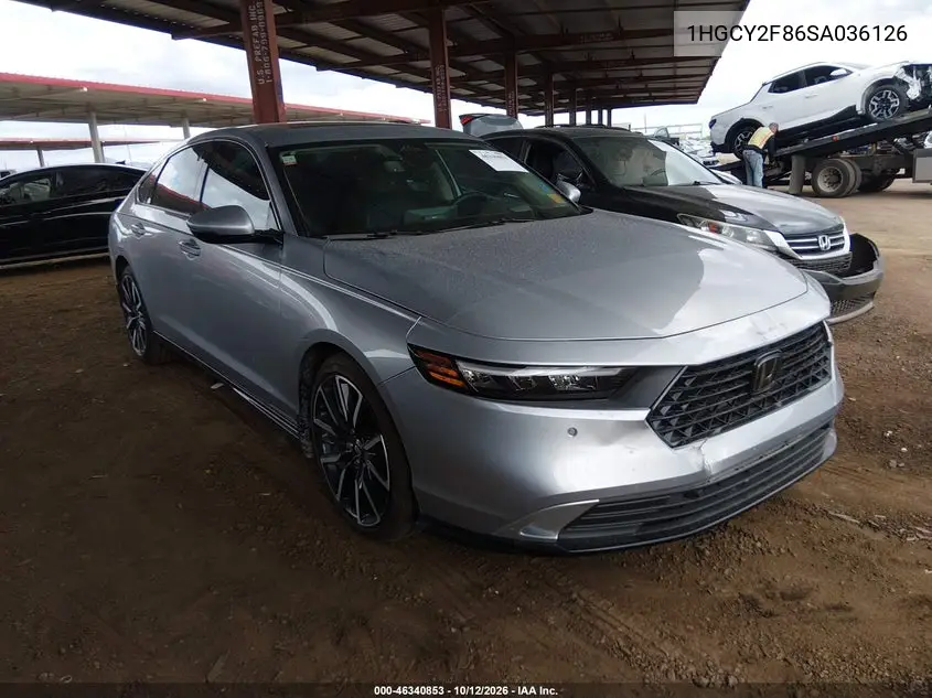 HONDA ACCORD 2025, VIN 1HGCY2F86SA036126
