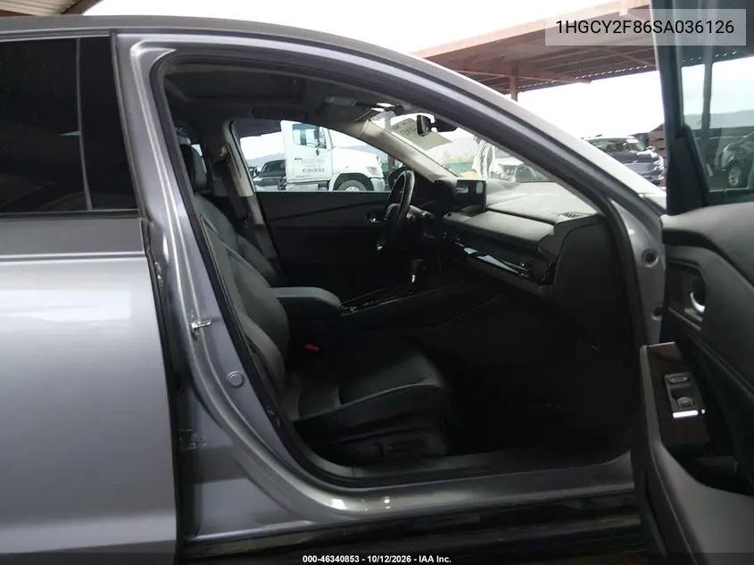 2025 HONDA ACCORD VIN 1HGCY2F86SA036126 — фото 5