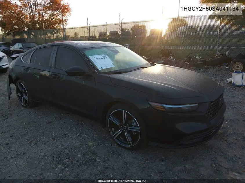 HONDA ACCORD 2025, VIN 1HGCY2F50SA041134
