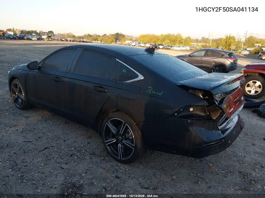 2025 HONDA ACCORD VIN 1HGCY2F50SA041134 — фото 3