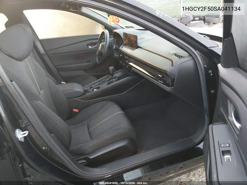 2025 HONDA ACCORD VIN 1HGCY2F50SA041134 — фото 5