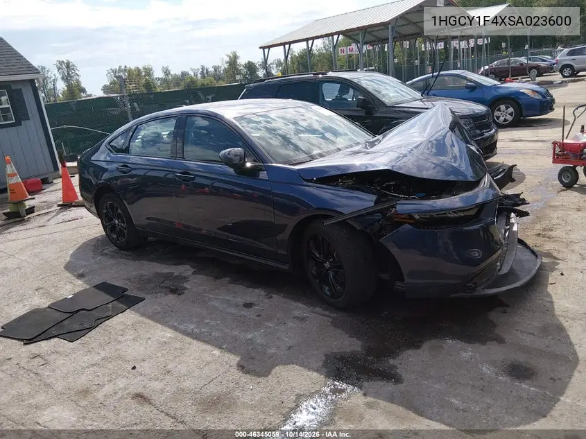 HONDA ACCORD 2025, VIN 1HGCY1F4XSA023600